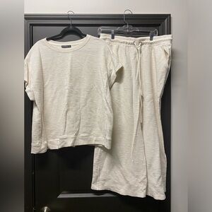 Ivory two cream color set.